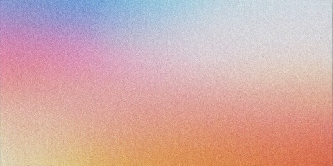 Vibrant Gradient Background with Grainy Noise Texture. Smooth Fluid Shapes and Futuristic Design for Posters, Featuring Colorful Gradient and Grainy Effects