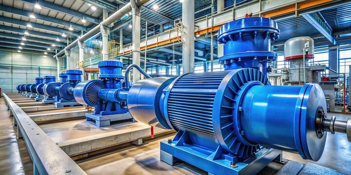 Pump motor in Water Treatment Plant