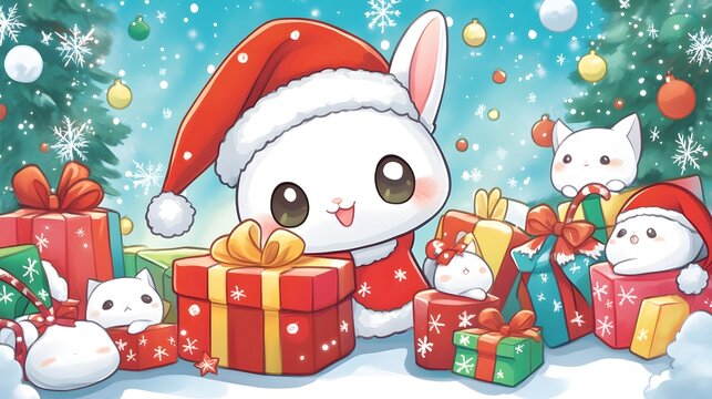 Kawaii Christmas Images – Browse 160,975 Stock Photos, Vectors, and Video |  Adobe Stock