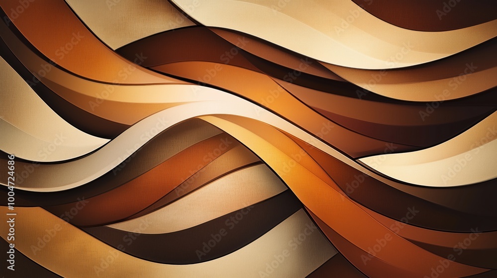 Aufkleber the wallpaper features a combination of brown and white colors with a wavy pattern. the brown and wh
