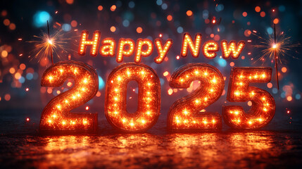 Banner for new year 2025