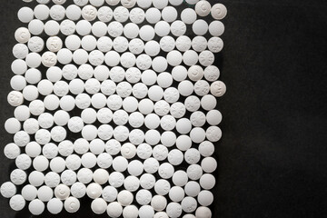 Medication pills concept of pharmacy, medicine, healthcare, pharmaceutical industry