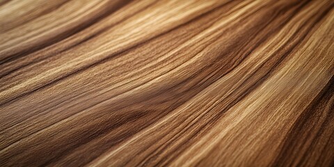 Obraz premium close-up of wavy blond hair texture