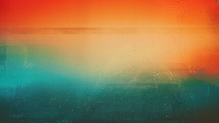 grainy gradient background teal orange read blue