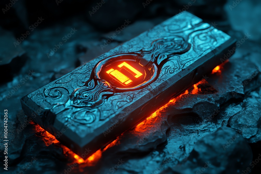 Poster a glowing magical lock protecting encrypted scrolls, symbolizing secure, anonymous communication in 