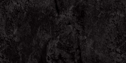Abstract black grunge overly grains and concrete stone wall background. black slate stone wall background pattern with high resolution. black marble texture. black paper texture.
