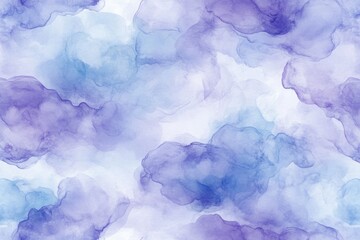 Obraz premium pattern of alcohol ink clouds in shades of purple and blue, with hints of white to add depth Generative AI