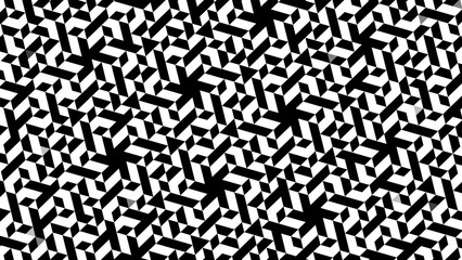 Black and white abstract geometric minimalist aesthetic pattern background.