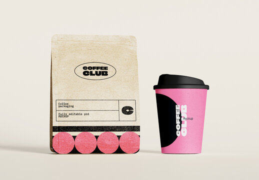 Coffe Packaging Mockup	