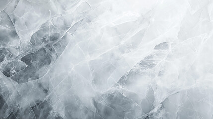 Obraz premium Crystalline, icy marble surface with deep cracks and transparency, providing a cool and ethereal effect, suitable for winter-themed or minimalist designs.