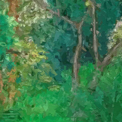 Oil paintings and various flowers, tigers, birds, fruits, cranes, landscapes, mountains and waters are dazzling and beautiful