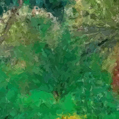 Oil paintings and various flowers, tigers, birds, fruits, cranes, landscapes, mountains and waters are dazzling and beautiful