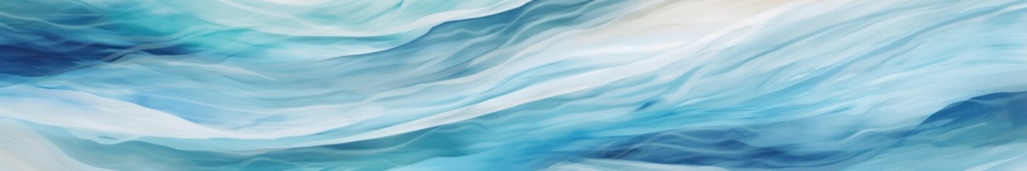 Obraz premium Dynamic abstract ocean wave texture. Serene beautiful sea. Calming visual experience. Swirling patterns, gentle curves, seascape. Painting background.