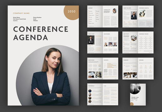 Event Conference Agenda Layout