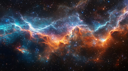 Fototapeta premium A cosmic starry sky texture, ideal for dreamy and imaginative designs.