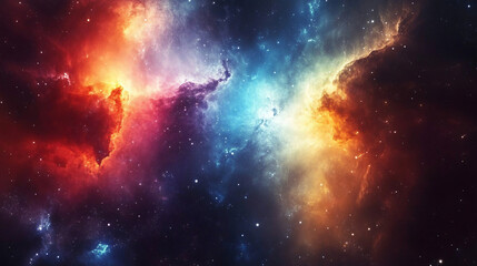 Fototapeta premium A cosmic nebula background, perfect for science fiction themes.