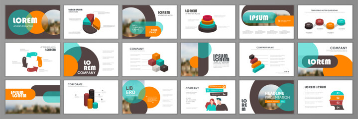 Presentation flyer set