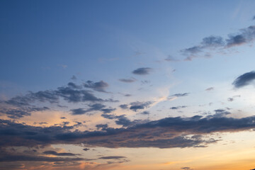 beautiful orange sunset