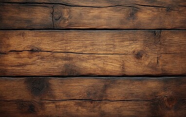 Naklejka premium Surface of the old brown wood texture. Old dark textured wooden background. Top view.