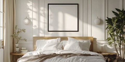 Modern Minimalist Bedroom with Light Wood Tones