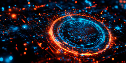 Bitcoin and timepieces, symbolizing the importance of time in cryptocurrency. Ideal for fintech, blockchain startups, crypto investment firms, or finance-related content. Themes of innovation, finance