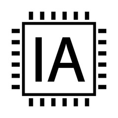 Icono de Inteligencia Artificial con conexiones