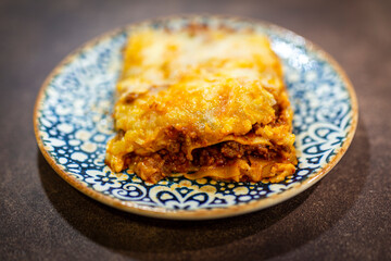 lasaña de ternera lasagna bolognesa