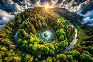 Exploring the Meaning of Life's Questions through Symbolism and Imagery in Nature's Beauty