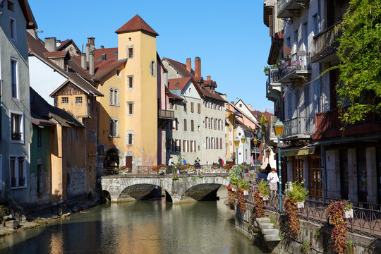 Buildings of Annecy, France