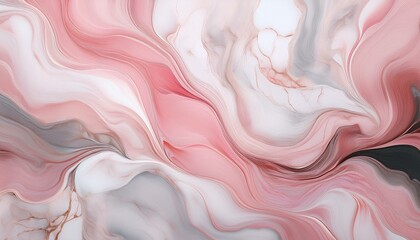 Abstract pink and gray marble
