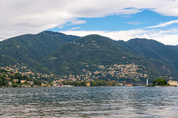 Lake Como, Italy. View of Cernobbio