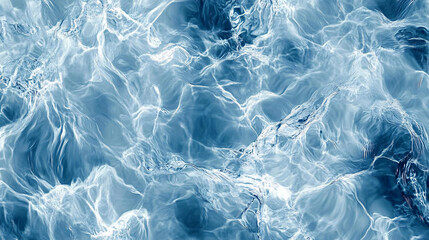 Obraz premium A background with a rippling water effect in cool blue tones. 