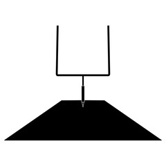 Football Goal Silhouette