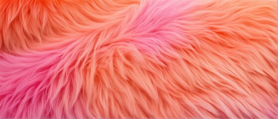 Fototapeta premium Abstract Texture of Pink and Orange Fur