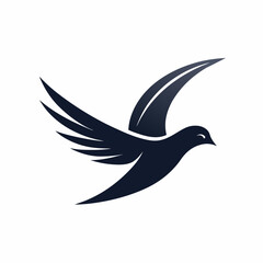 Stunning Minimalist Flying Bird Icon Logos Vector Silhouette Inspiration