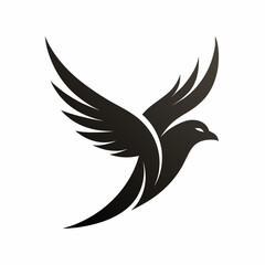 Stunning Minimalist Flying Bird Icon Logos Vector Silhouette Inspiration