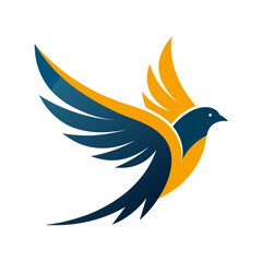 Stunning Minimalist Flying Bird Icon Logos Vector Silhouette Inspiration