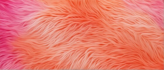 Fototapeta premium Abstract Pink and Orange Fur Texture