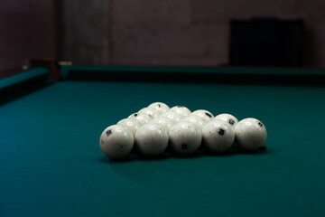 Billiard balls