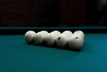 Billiard balls
