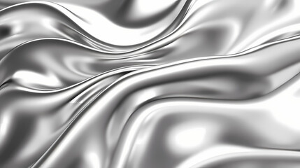 Obraz premium Silver metallic texture with a brushed finish and light reflections. Metallic Finish. Illustration