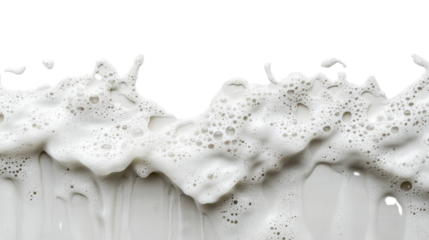 sea ​​foam on transparent background