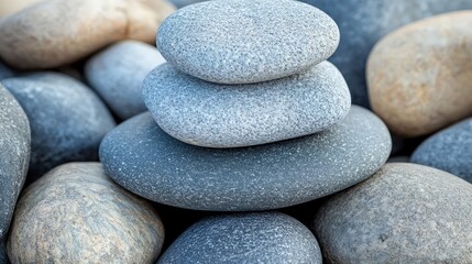 Serene Harmony: Stunning Close-Up of Sea Stone Pyramid with Vibrant Colors and Intricate Details