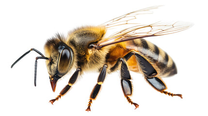bee on transparent background