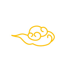 chinese cloud line elements