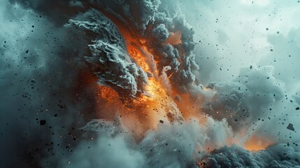 Volcanic Eruption: A Spectacle of Fire and Ash