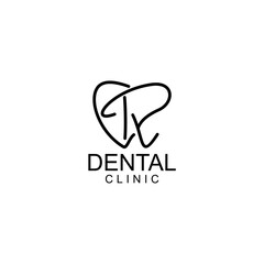 LETTER DENTAL LOGO DESIGN