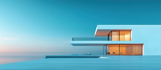 Modern Minimalist House by the Sea