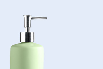 Soap dispenser on white background
