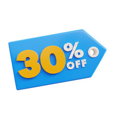 Sale of Discount Marketing Promotion Tag